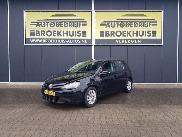 Zwart (metallic) Gebruikt 2010 VW Golf VI Comfortline Hatchback | € 2.850 (Goede deal) - Afbeelding 1/4