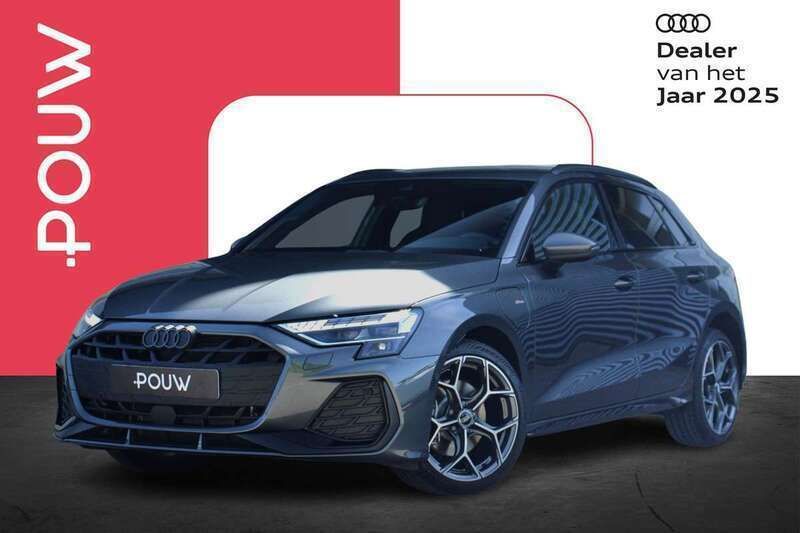 Grijs Nieuw 2025 Audi A3 Sportback e-tron S-Line Sedan | € 48.450 (Iets duurder) - Afbeelding 1/4