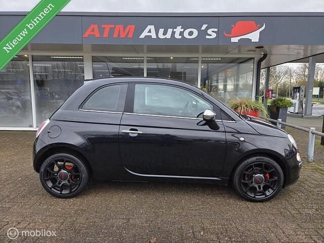 Zwart Occasion 2015 Fiat 500 Easy Hatchback | € 3.999 (Goede deal) - Afbeelding 1/4