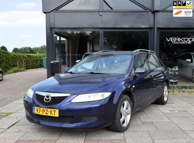 Blauw Gebruikt 2005 Mazda 6 Exclusive Stationwagen | € 1.250 (Eerlijke prijs) - Afbeelding 1/4