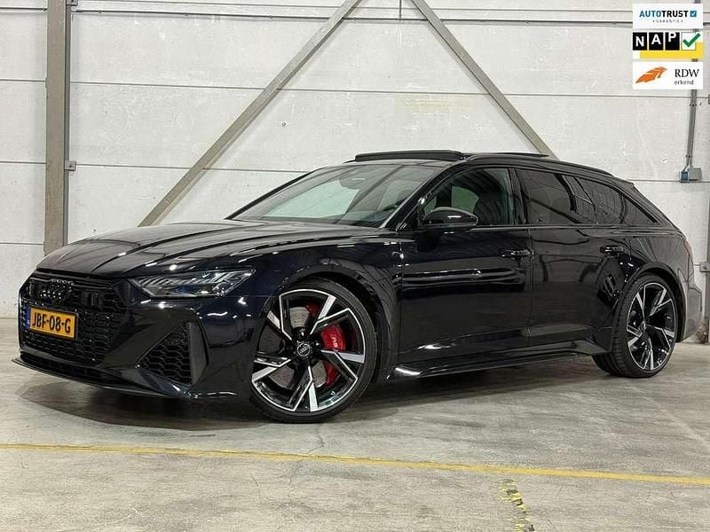 Zwart, metallic lak Gebruikt 2020 Audi RS6 S-Line Stationwagen | € 94.995 (Super prijs) - Afbeelding 1/4