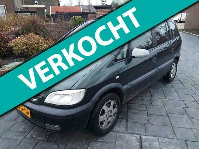Groen Gebruikt 2000 Opel Zafira Elegance MPV | € 995 (Eerlijke prijs) - Afbeelding 1/4