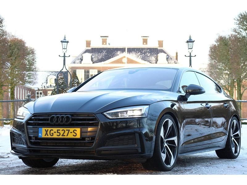 Occasion Audi A5 Sportback S-Line 191 PK (140 kW) 2019 Zwart Hatchback