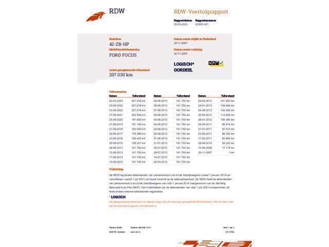 Blauw Gebruikt 2007 Ford Focus Futura Stationwagen | € 3.495 (Duur) - Afbeelding 1/4