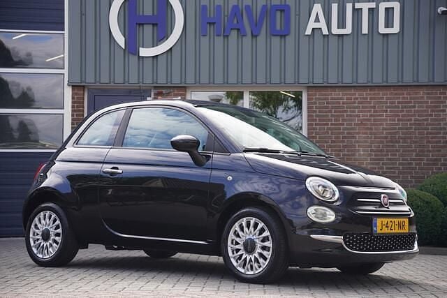 Zwart Gebruikt 2020 Fiat 500 Lounge Hatchback | € 9.950 (Super prijs) - Afbeelding 1/4