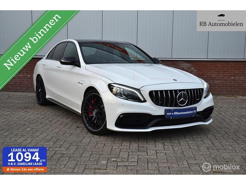Wit Gebruikt 2019 Mercedes S63 AMG Premium Plus Sedan | € 68.250 (Eerlijke prijs) - Afbeelding 1/4