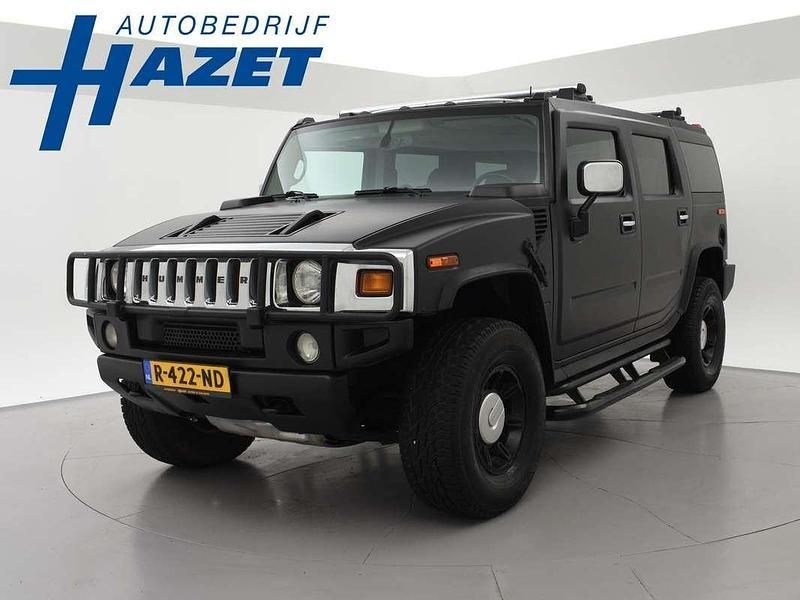 Zwart Gebruikt 2003 Hummer H2 SUV | € 16.950 - Afbeelding 1/4