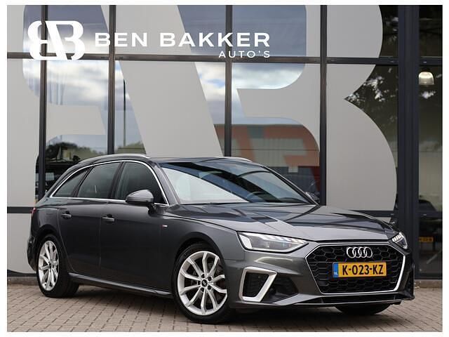 Grijs, metallic lak Gebruikt 2021 Audi A4 S-Line Stationwagen | € 27.900 (Goede deal) - Afbeelding 1/4