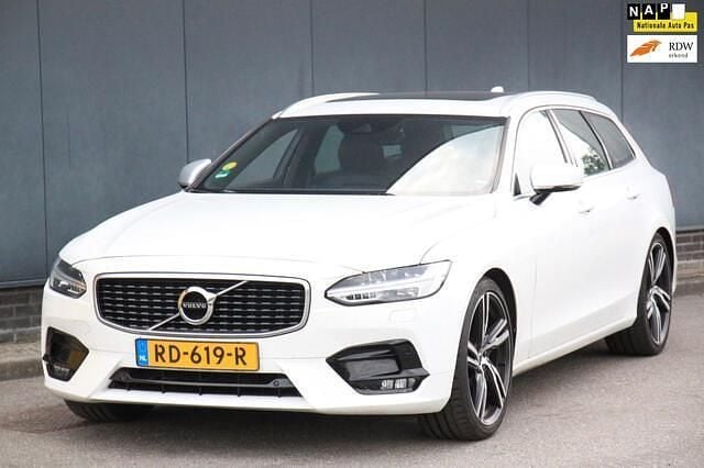 Wit Gebruikt 2017 Volvo V90 R-Design Stationwagen | € 19.850 (Goede deal) - Afbeelding 1/4