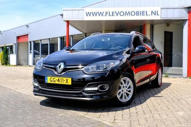 Zwart, metallic lak Gebruikt 2015 Renault Mégane GrandTour LIMITED Stationwagen | € 5.950 (Eerlijke prijs) - Afbeelding 1/4
