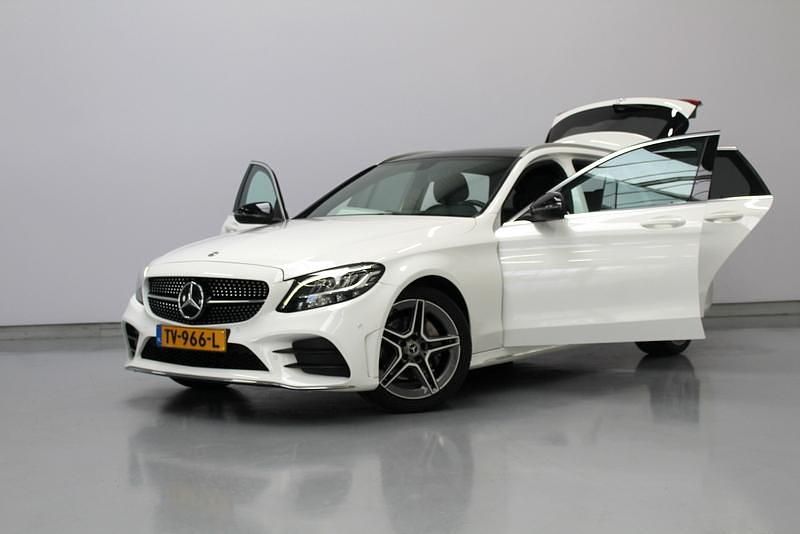 Occasion Mercedes C160 Advantage 131 PK (96 kW) 2018 Wit Coupé