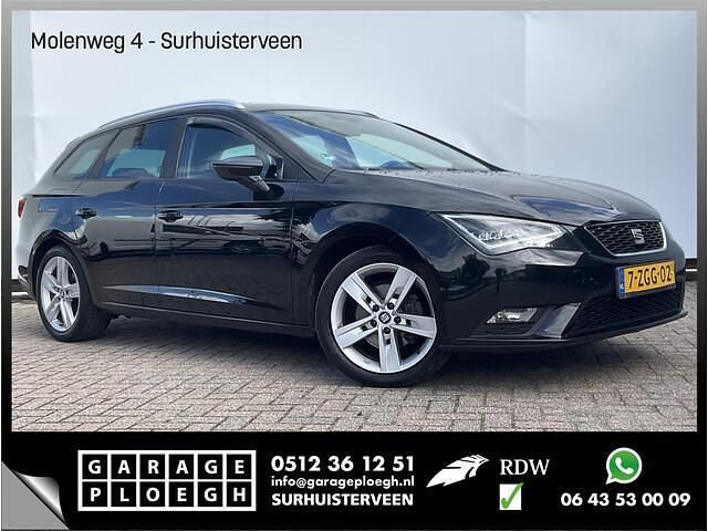 Zwart Gebruikt 2014 Seat Leon ST Ecomotive Stationwagen | € 6.400 (Duur) - Afbeelding 1/4