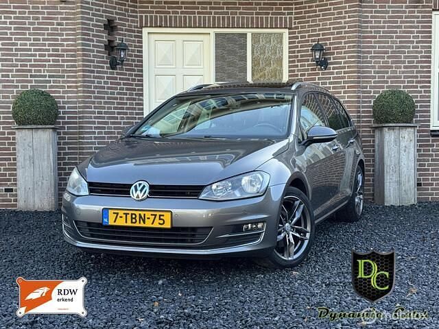 Grijs Gebruikt 2014 VW Golf VII Highline Stationwagen | € 10.950 (Duur) - Afbeelding 1/4