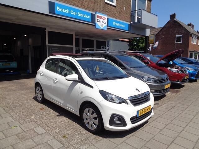 Wit Gebruikt 2015 Peugeot 108 Active Top Hatchback | € 6.950 (Eerlijke prijs) - Afbeelding 1/4