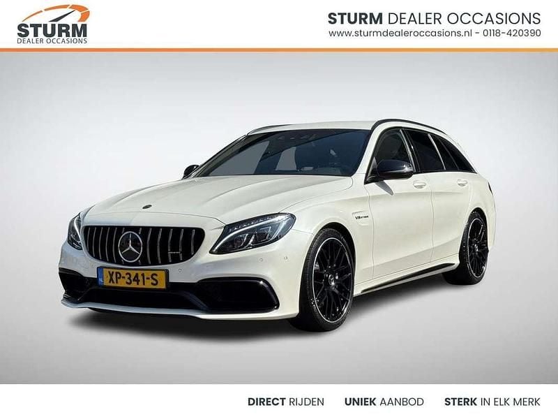 Wit Gebruikt 2017 Mercedes C63 AMG AMG Stationwagen | € 46.490 (Goede deal) - Afbeelding 1/4
