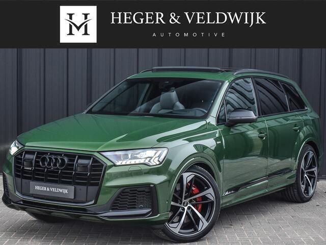 Groen, metallic lak Gebruikt 2022 Audi Q7 Competition SUV | € 76.800 (Goede deal) - Afbeelding 1/4