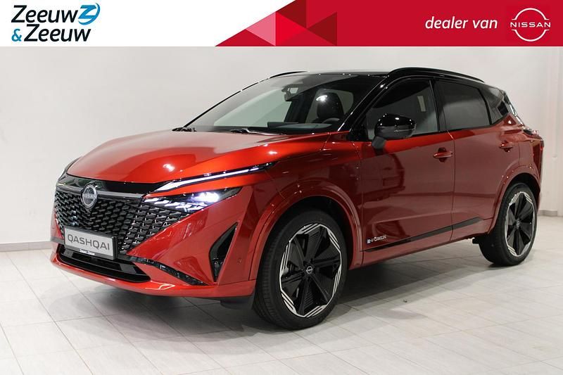 Fuji red / zwart dak Nieuw 2025 Nissan Qashqai SUV | € 42.495 (Eerlijke prijs) - Afbeelding 1/4