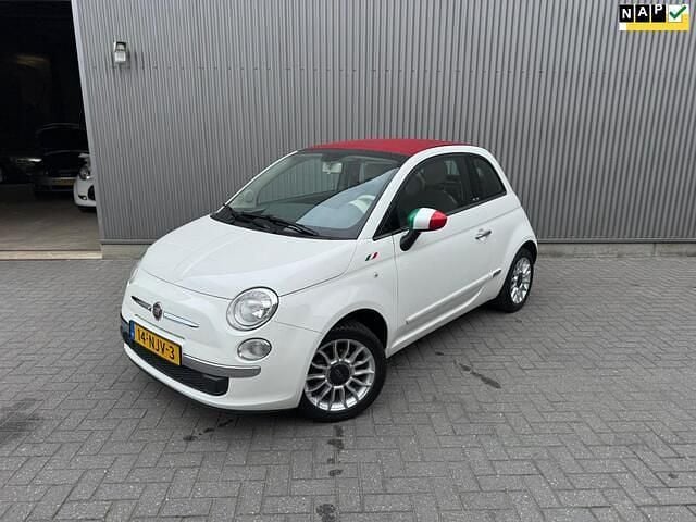 Wit Gebruikt 2010 Fiat 500C Lounge Cabriolet | € 7.950 (Iets duurder) - Afbeelding 1/4