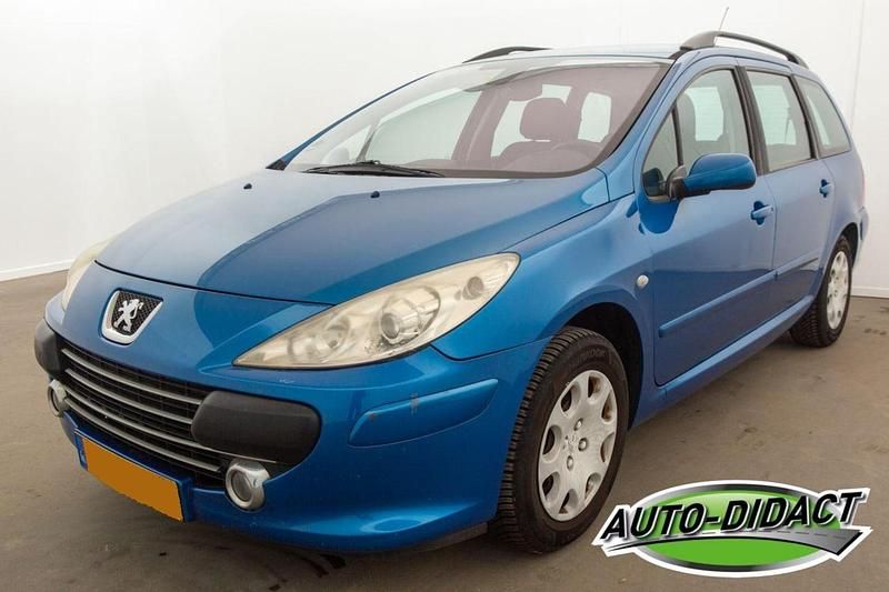 Blauw Occasion 2007 Peugeot 307 Premium Stationwagen | € 850 (Eerlijke prijs) - Afbeelding 1/4