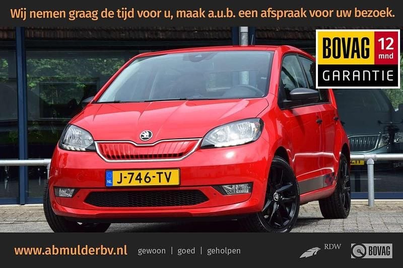 Rood Gebruikt 2020 Skoda Citigo-e IV Ambition Hatchback | € 11.790 (Iets duurder) - Afbeelding 1/3