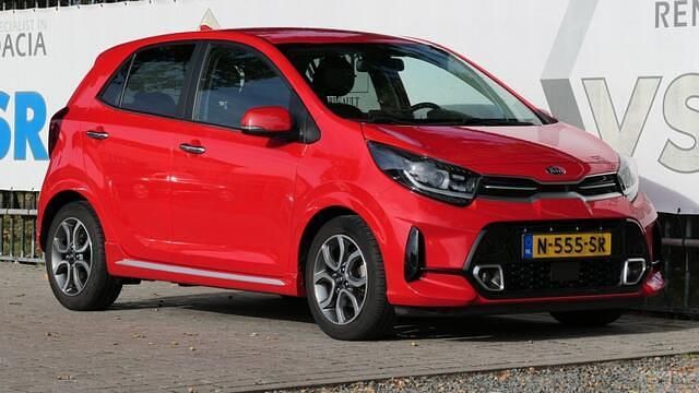 Rood Gebruikt 2021 Kia Picanto GT-Line Hatchback | € 13.900 (Goede deal) - Afbeelding 1/4
