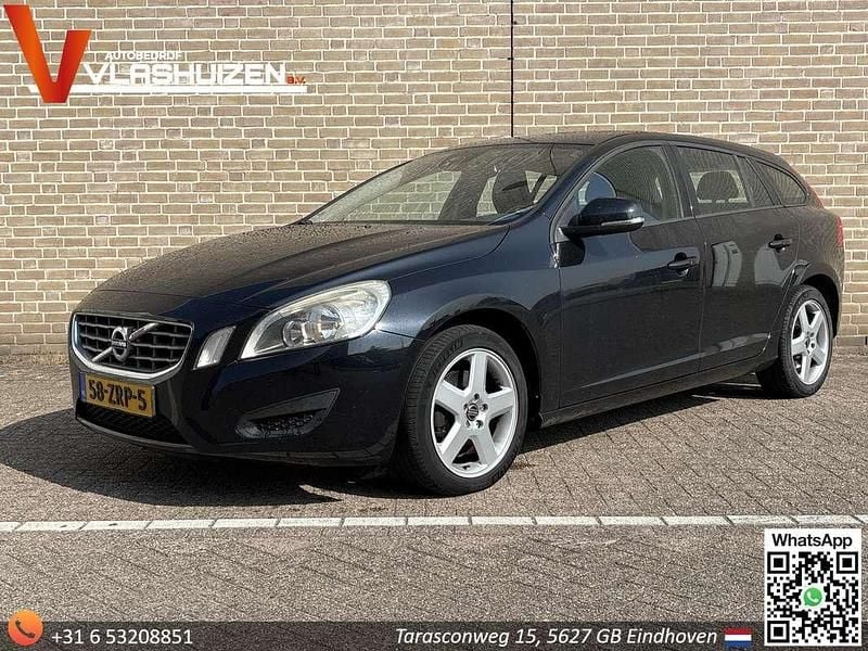 Zwart Gebruikt 2013 Volvo V60 Stationwagen | € 5.450 (Super prijs) - Afbeelding 1/4