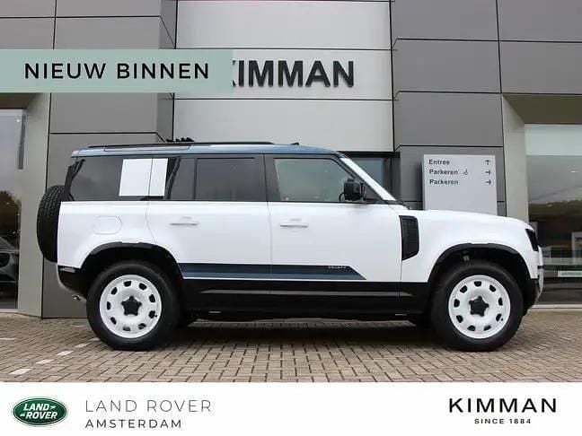 Wit Nieuw 2025 Land Rover Defender S SUV | € 97.680 (Super prijs) - Afbeelding 1/4