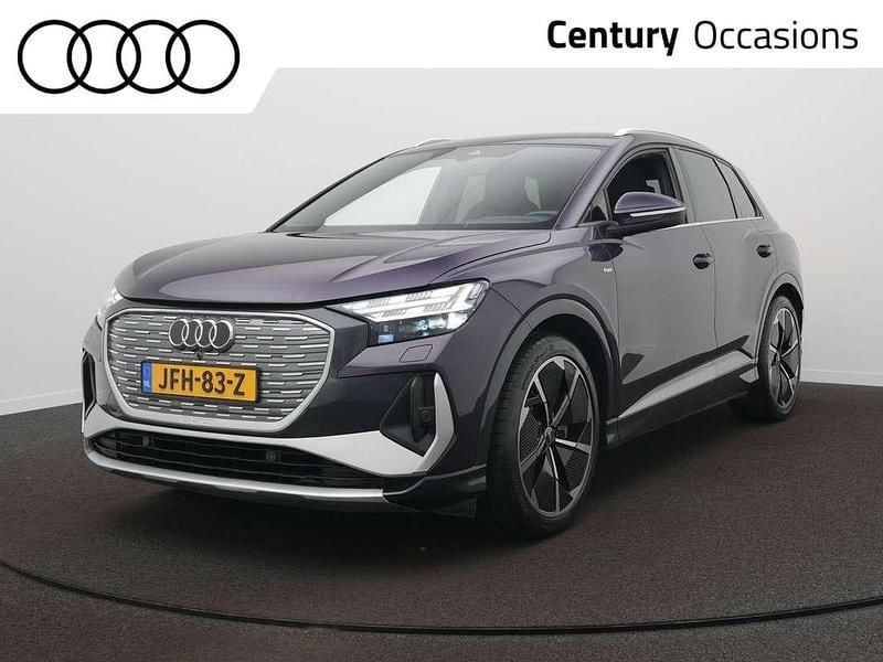 Paars Gebruikt 2022 Audi Q4 e-tron S-Line SUV | € 38.900 (Eerlijke prijs) - Afbeelding 1/4