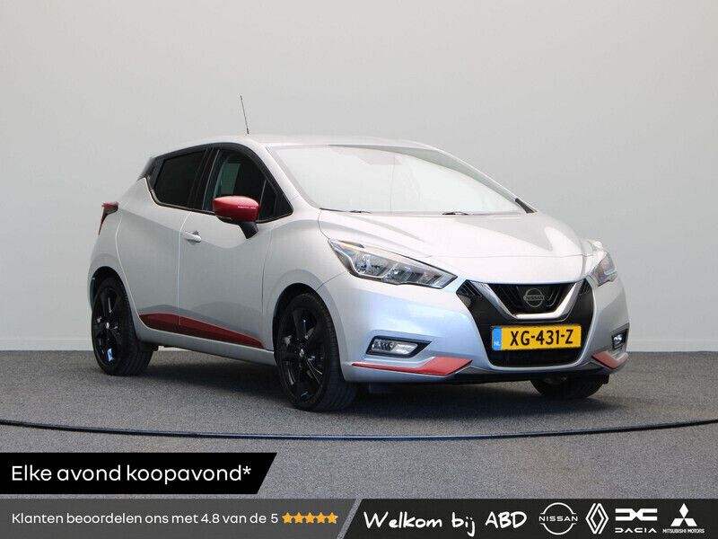 Grijs Gebruikt 2018 Nissan Micra N-Connecta Hatchback | € 10.440 (Eerlijke prijs) - Afbeelding 1/3