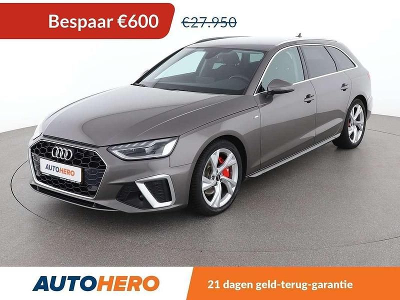 Grijs Gebruikt 2021 Audi A4 S-Line Stationwagen | € 27.549 (Super prijs) - Afbeelding 1/3