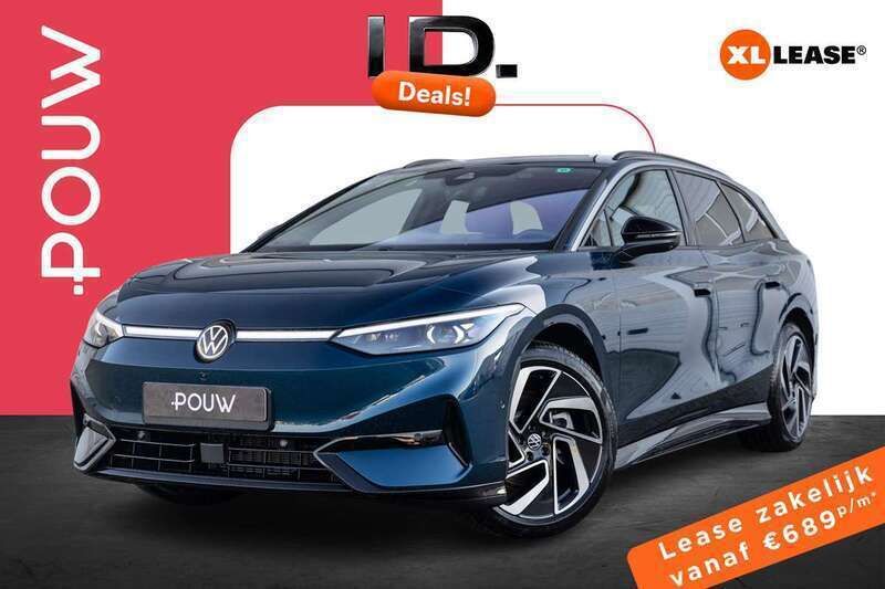 Blauw Nieuw 2025 VW ID.7 Pro Sedan | € 55.550 (Eerlijke prijs) - Afbeelding 1/4