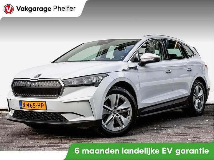 Wit Gebruikt 2021 Skoda Enyaq iV SUV | € 19.940 (Eerlijke prijs) - Afbeelding 1/4