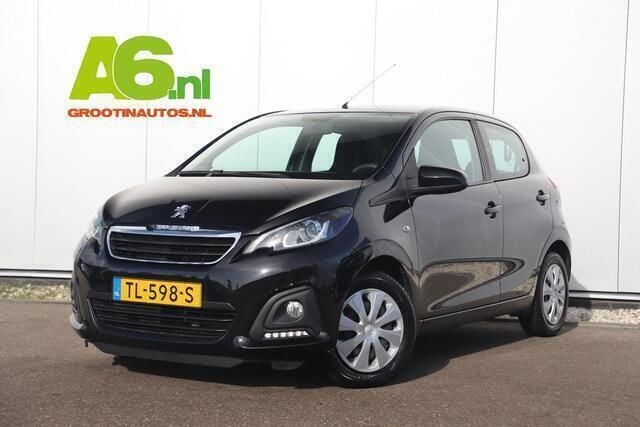 Zwart Gebruikt 2018 Peugeot 108 Active Hatchback | € 7.490 (Super prijs) - Afbeelding 1/4