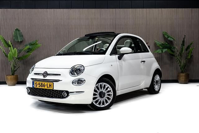 Wit Gebruikt 2019 Fiat 500 Lounge Hatchback | € 11.950 (Iets duurder) - Afbeelding 1/4