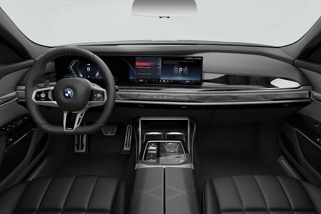 Nieuw BMW M760e Executive 571 PK (419 kW) 2025 Saphirschwarz metallic (475) (zwart metallic) Sedan