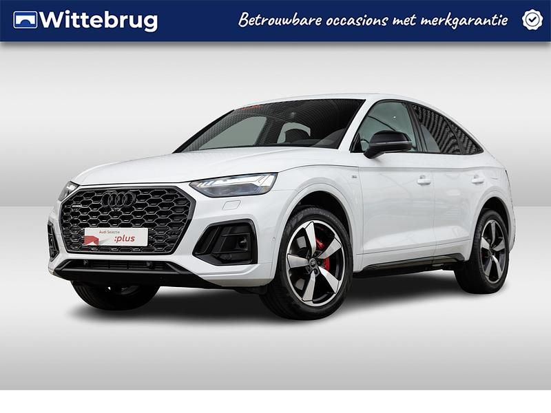 Wit Occasion 2025 Audi Q5 Sportback S-Line SUV | € 61.950 (Eerlijke prijs) - Afbeelding 1/4