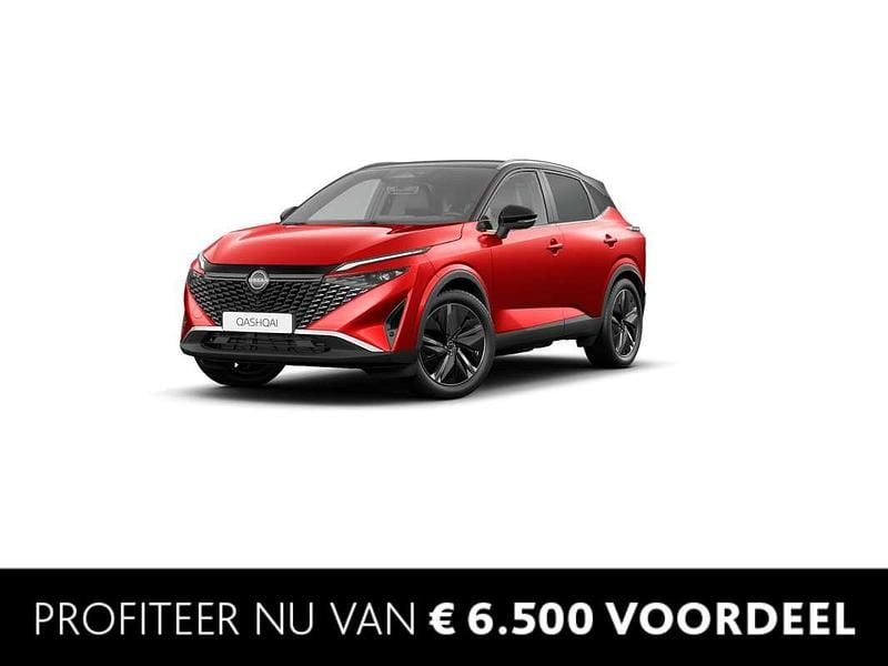 Rood Nieuw 2025 Nissan Qashqai Tekna+ SUV | € 43.340 (Goede deal) - Afbeelding 1/4