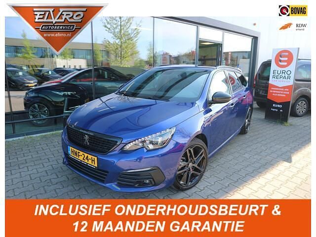 Blauw Gebruikt 2019 Peugeot 308 SW GT-line Stationwagen | € 16.450 - Afbeelding 1/4