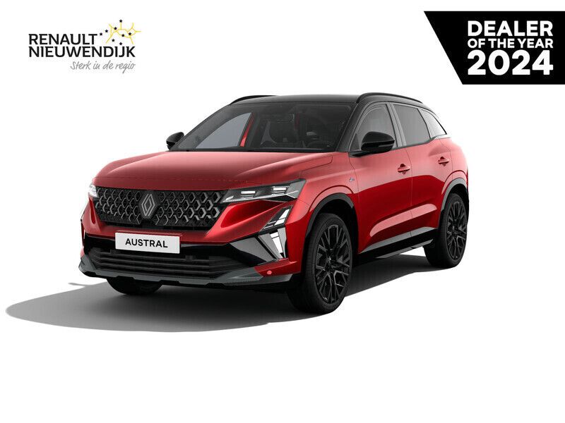 Rouge flamme + dakkleur noir étoilé (rood mica) Nieuw 2025 Renault Austral Iconic Esprit Alpine SUV | € 49.763 (Iets duurder) - Afbeelding 1/4