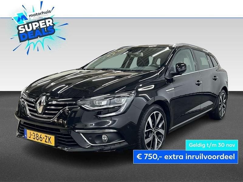 Zwart Gebruikt 2020 Renault Mégane GrandTour Bose Edition Stationwagen | € 16.445 (Eerlijke prijs) - Afbeelding 1/4