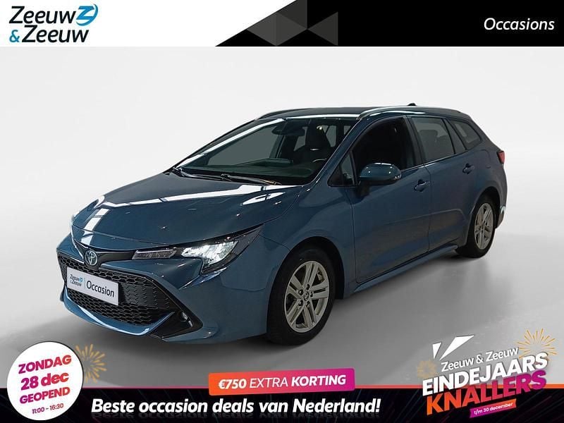 Blauw Gebruikt 2022 Toyota Corolla Stationwagen | € 20.745 (Super prijs) - Afbeelding 1/4