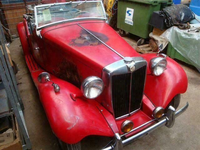 Wit Gebruikt 1953 MG TD Cabriolet | € 18.250 - Afbeelding 1/4