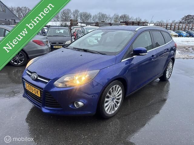 Blauw Occasion 2014 Ford Focus Titanium Stationwagen | € 4.450 (Goede deal) - Afbeelding 1/4