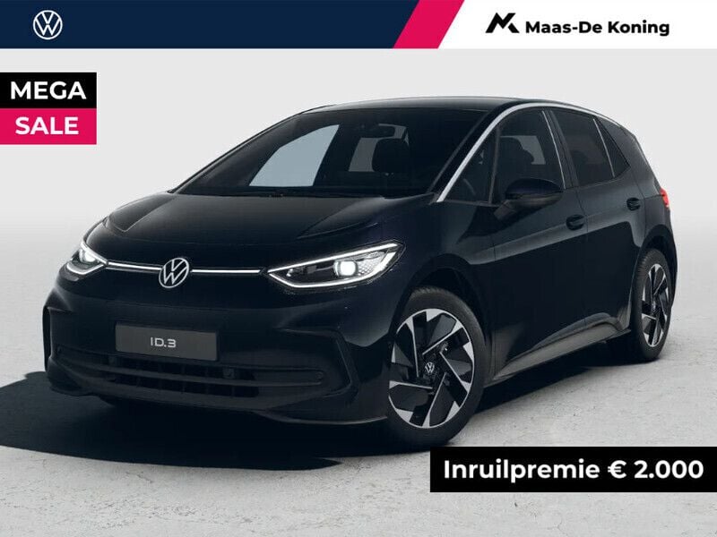 Zwart Nieuw 2024 VW ID.3 Pro Hatchback | € 29.980 - Afbeelding 1/4