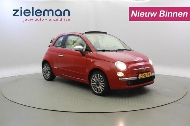 Rood, metallic lak Gebruikt 2014 Fiat 500 Lounge Cabriolet | € 5.845 (Goede deal) - Afbeelding 1/4