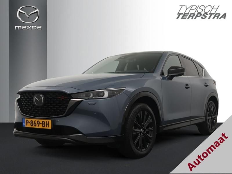 Poly metal gray (grijs metallic) Gebruikt 2022 Mazda CX-5 Sportive SUV | € 36.950 (Iets duurder) - Afbeelding 1/4