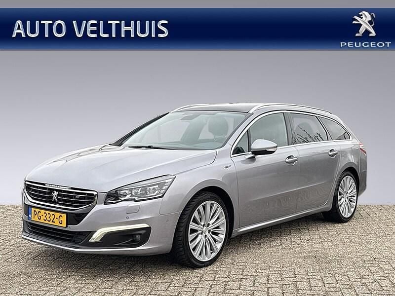 Grijs (metallic) Occasion 2017 Peugeot 508 GT Stationwagen | € 13.950 (Eerlijke prijs) - Afbeelding 1/4