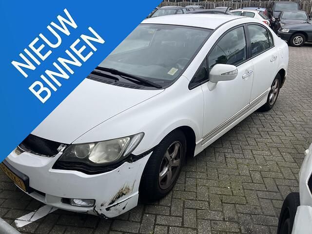 Wit Gebruikt 2009 Honda Civic Hybrid Sedan | € 1.150 - Afbeelding 1/4