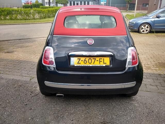 Occasion Fiat 500C Easy 86 PK (63 kW) 2013 Zwart, metallic lak Cabriolet