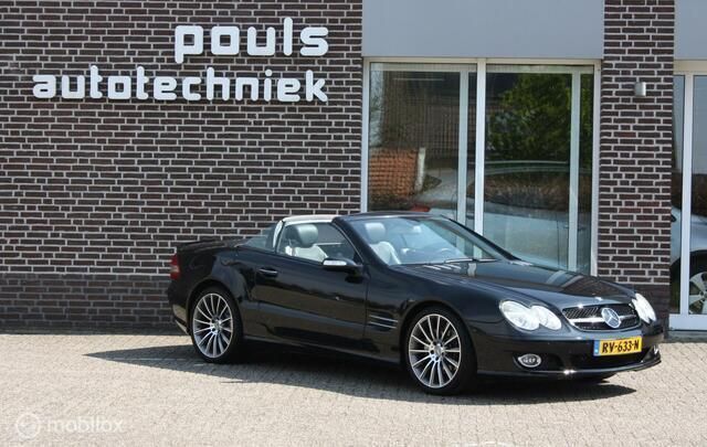 Zwart Gebruikt 2007 Mercedes SL350 Cabriolet | € 19.750 (Eerlijke prijs) - Afbeelding 1/4
